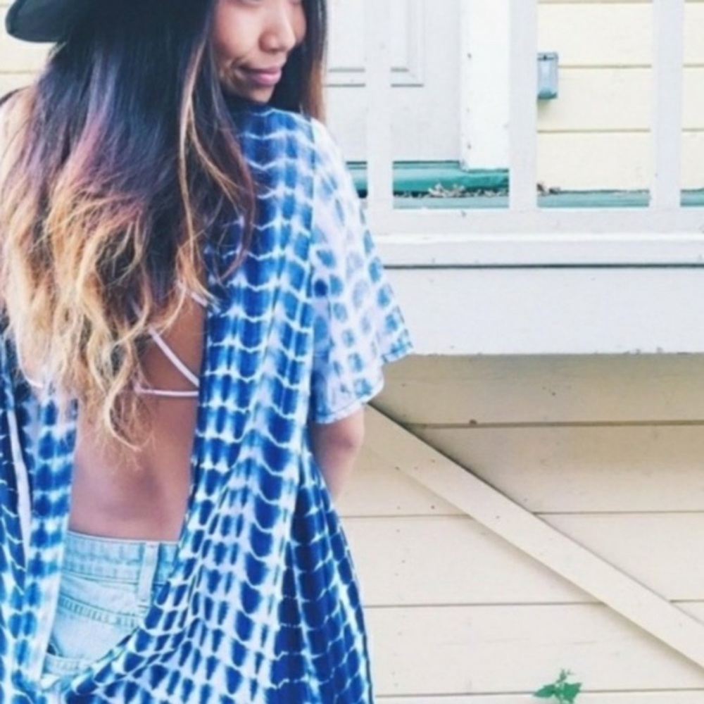 Blue LF Kimono